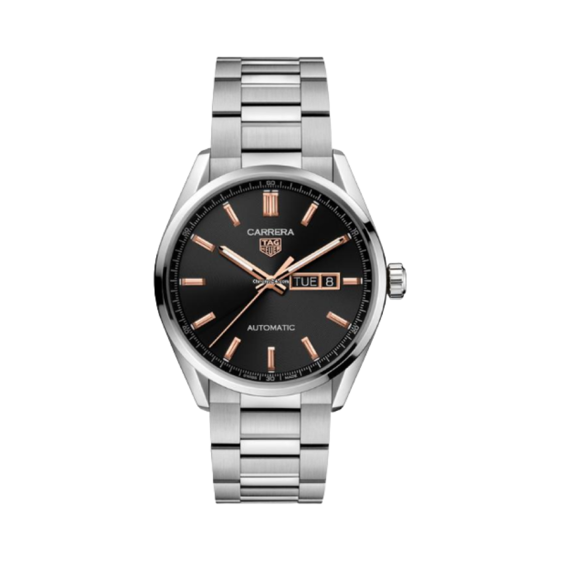 태그 호이어 까레라 데이데이트 오토매틱 스틸 블랙(TAG Heuer Carrera Day-Date Automatic Steel Black)