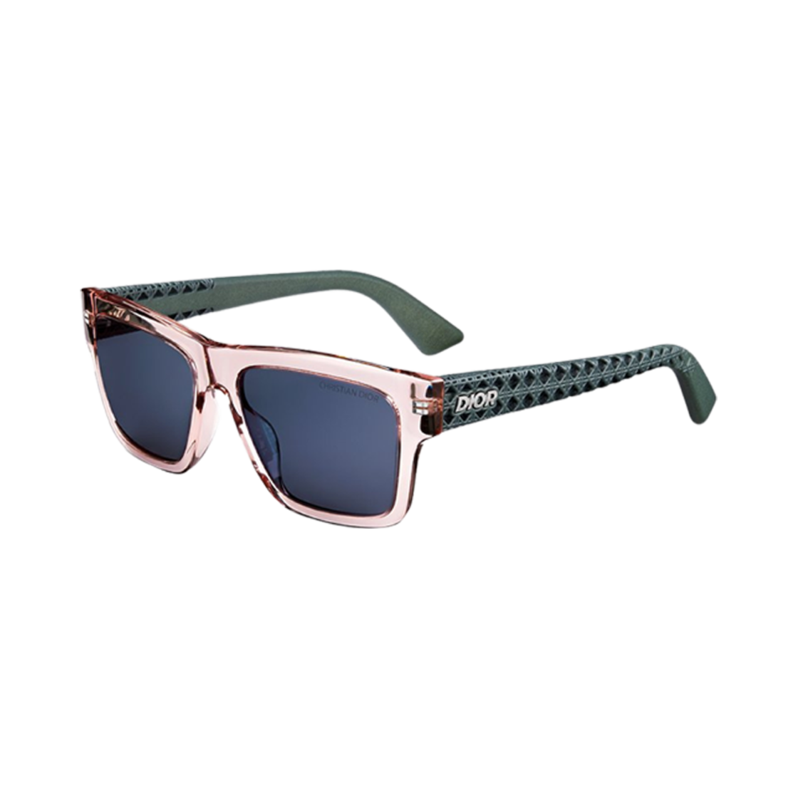 디올 3D S2I 트랜스패런트 핑크 직사각형 선글라스(Dior 3D S2I Transparent Pink Rectangular Sunglasses) - 1