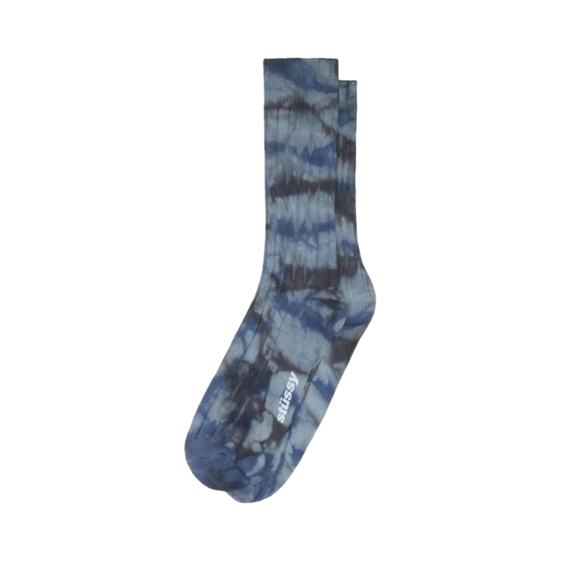 138906 Stussy Multi Ribbed Socks Steel Blue