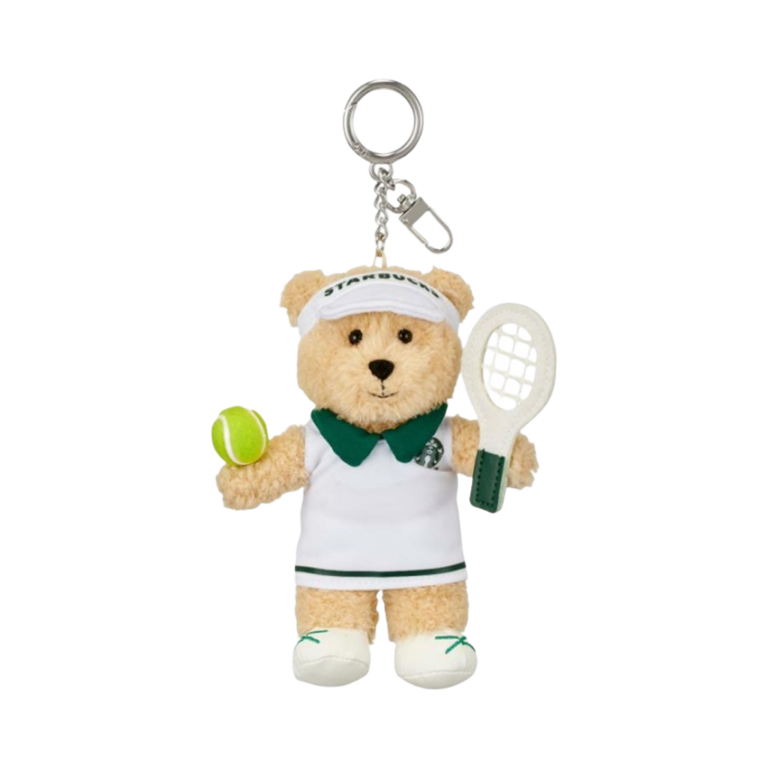 - Starbucks Tennis Bearista Keychain