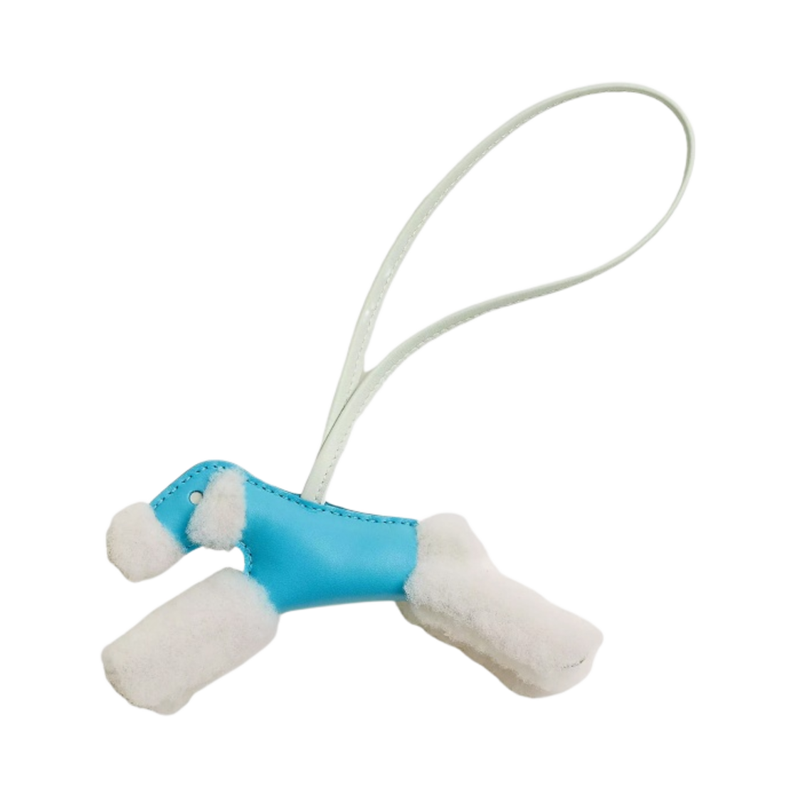 에르메스 버디 참 메리노 울 밀로 & 에크류 블루 아즈테크 베르 피즈(Hermes Budy Charm Merino Wool Milo & Ecru Bleu Azteque Vert Fizz) - 1