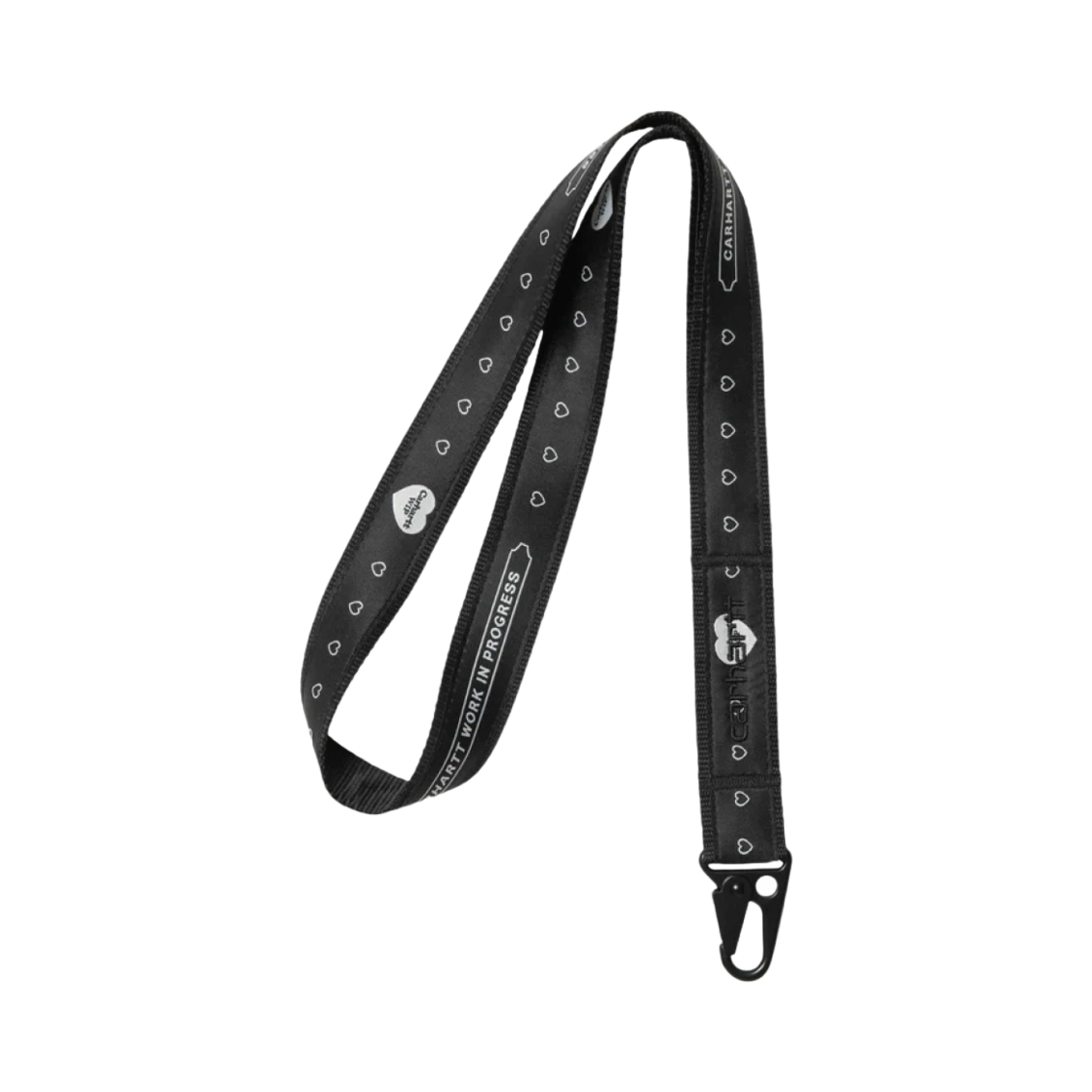 칼하트 WIP 하트 반다나 키체인 블랙