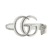 Gucci GG Marmont Keyring 925 Sterling Silver