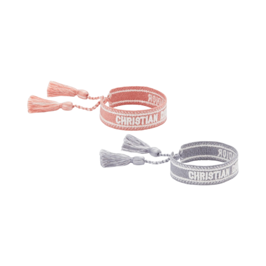 (W) Dior J'Adior Bracelet Set Ethereal Gray Pink