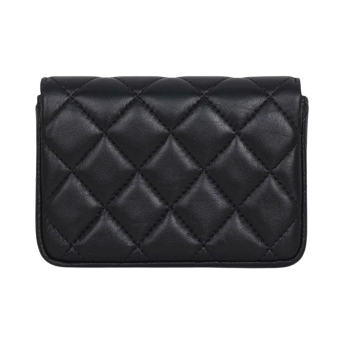 샤넬 체인 달린 미니백 램스킨 에나멜 & 골드 메탈 블랙(Chanel Clutch with Chain Lambskin Enamel & Gold Black) - 2