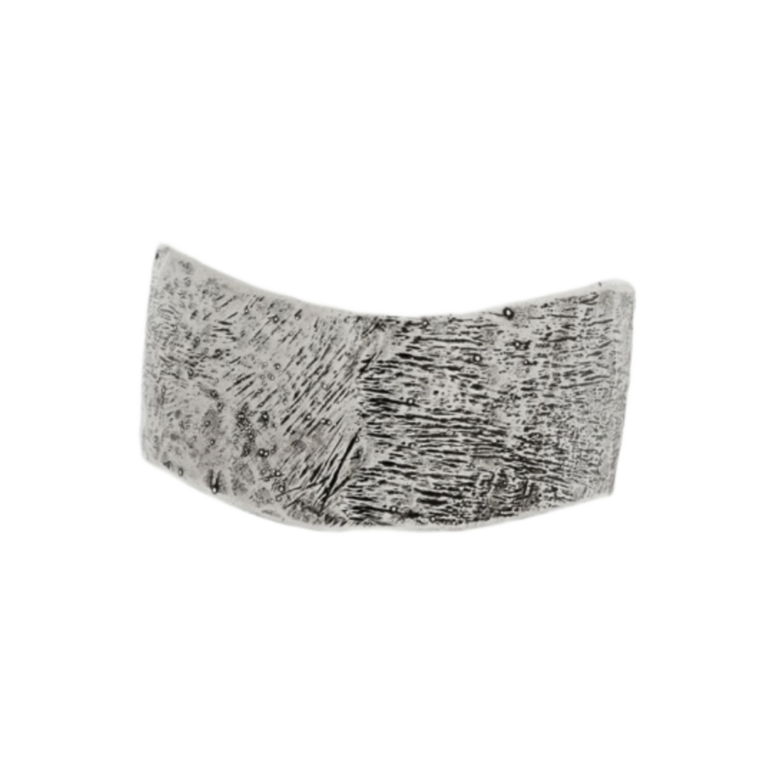 생로랑 웨이브 링 메탈 옥시다이즈드 실버(Saint Laurent Wave Ring in Metal Oxidized Silver) - 1