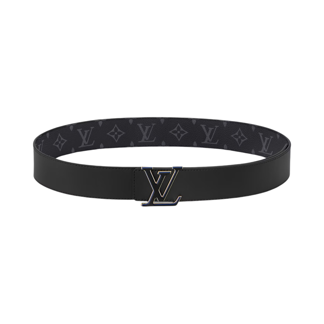 루이비통 LV 3 스텝 40mm 리버서블 벨트 이클립스 블랙(Louis Vuitton LV 3 Steps 40mm Reversible Belt Eclipse Black) - 2