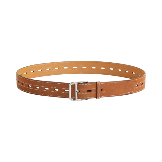 Hermes Romain Patrimoine 35 Belt Barenia Faubourg & Fauve