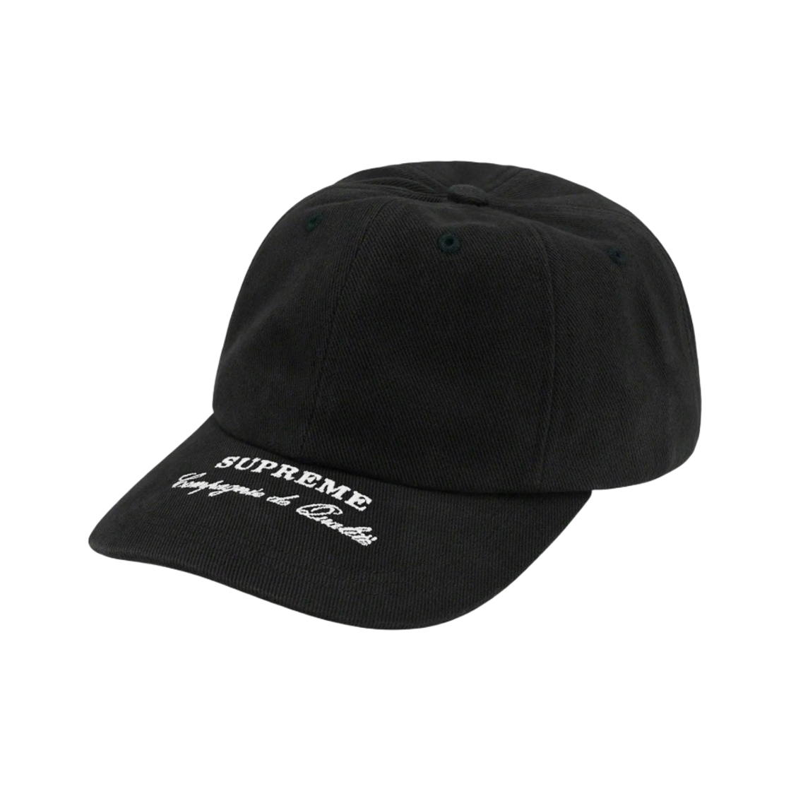 슈프림 퀄리트 6-패널 캡 블랙 - 22FW(Supreme Qualite 6-Panel Black - 22FW) - 1