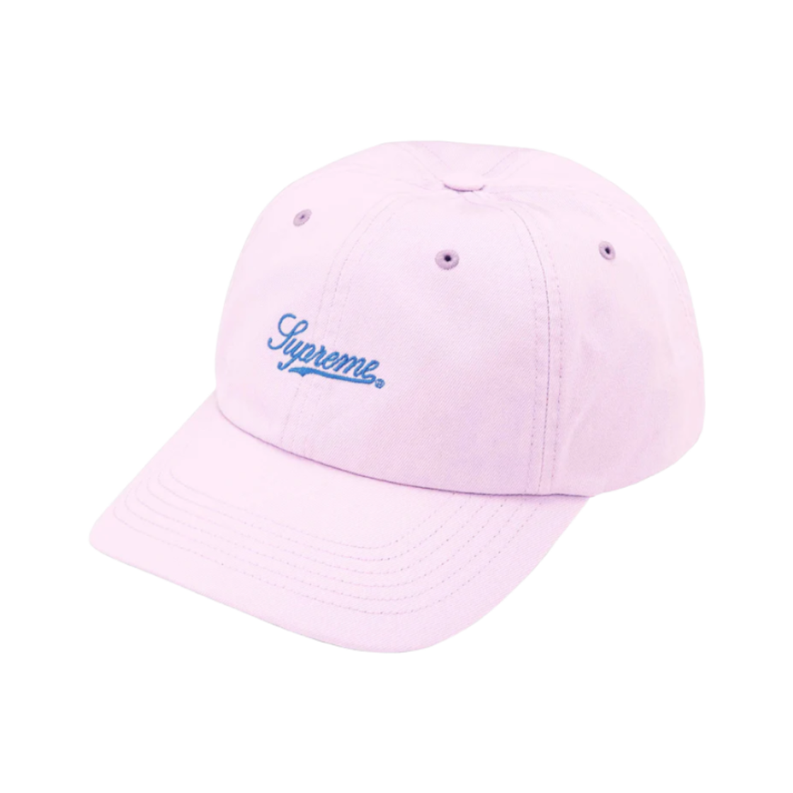 - Supreme Bleached Chino 6-Panel Lavender - 24FW - 대표 이미지 #1