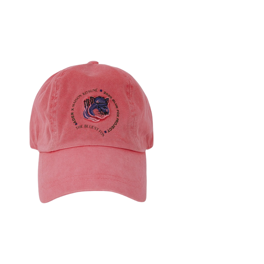 아더에러 x 메종 키츠네 트리플 폭스 헤드 캡 핑크(Ader Error x Maison Kitsune Triple Fox Head Cap Pink)