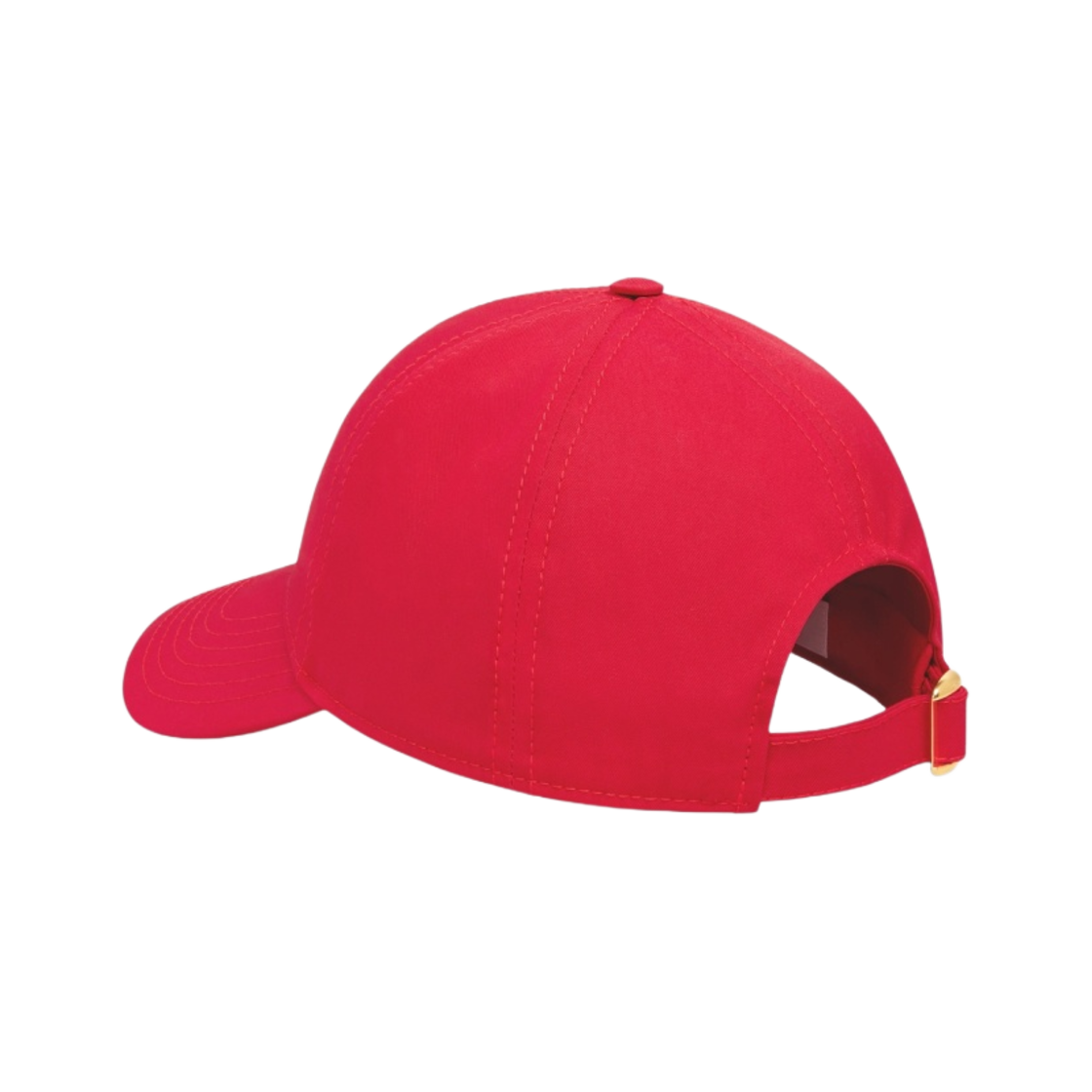 (W) 셀린느 No.16 코튼 베이스볼 캡 레드((W) Celine No.16 Cotton Baseball Cap Red) - 4
