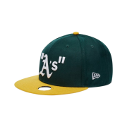 Off-White x New Era Oakland Athletics Fitted Cap Green Yellow White