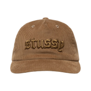 Stussy Mid-Depth Old English Snapback Camel