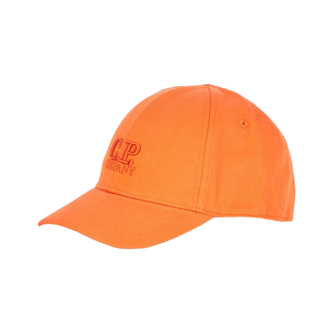 (키즈) C.P. 컴퍼니 개버딘 로고 캡 하베스트 펌킨 오렌지 - 23SS((Kids) C.P. Company Gabardine Logo Cap Harvest Pumpkin Orange - 23SS) - 1