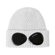 C.P. Company Extra Fine Merino Wool Goggle Beanie Sandshell - 21FW