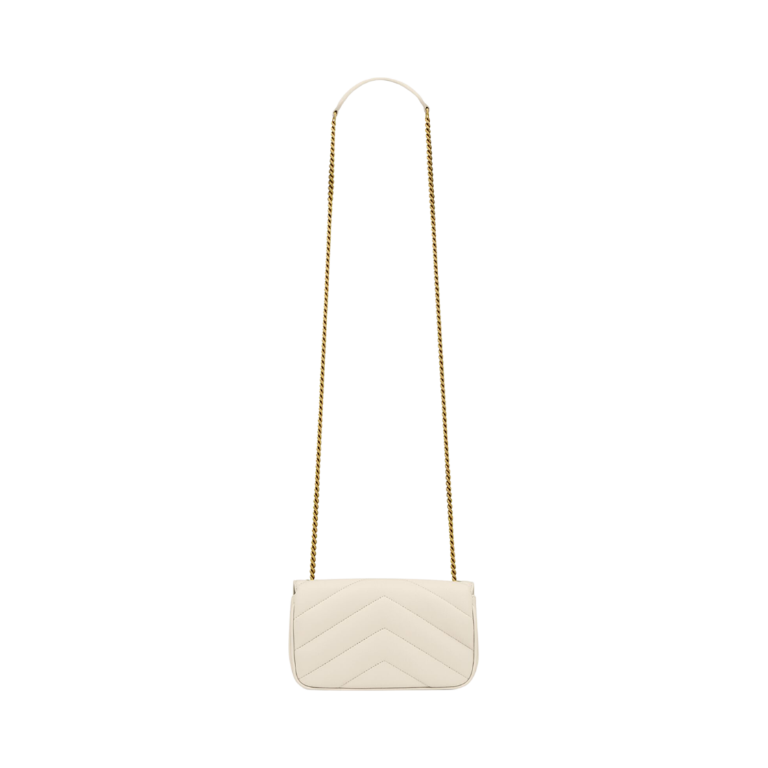 생로랑 루루 미니 램스킨 블랑 빈티지(Saint Laurent Loulou Mini in Lambskin Blanc Vintage) - 2