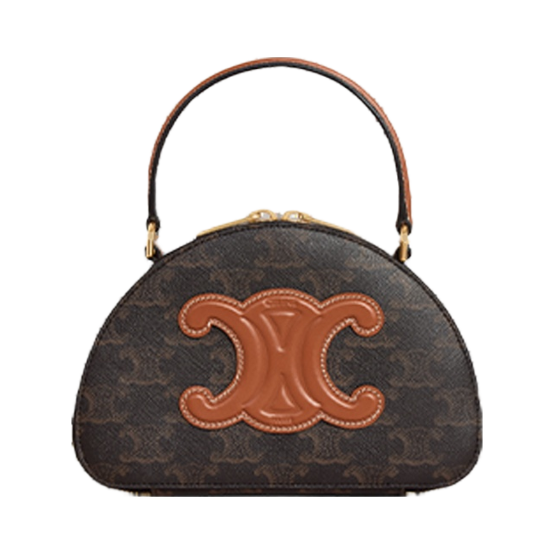 셀린느 하프 문 케이스 트리옹프 캔버스 탄(Celine Half Moon Case Triomphe Canvas Tan)