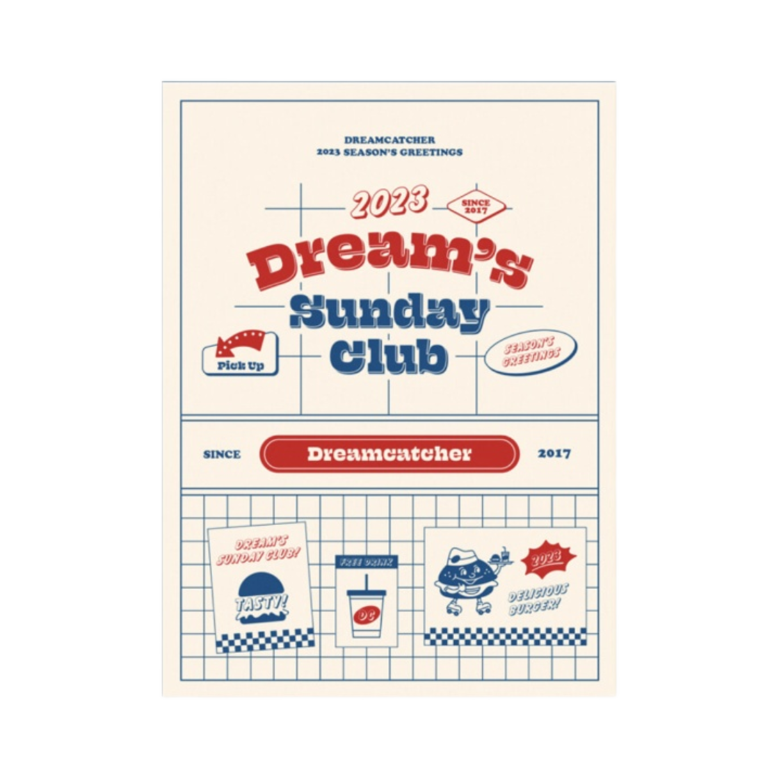 드림캐쳐 시즌 그리팅 2023 (드림스 선데이 클럽 버전)(Dreamcatcher Season’s Greetings 2023 (Dream’s Sunday Club Ver.)) - 1