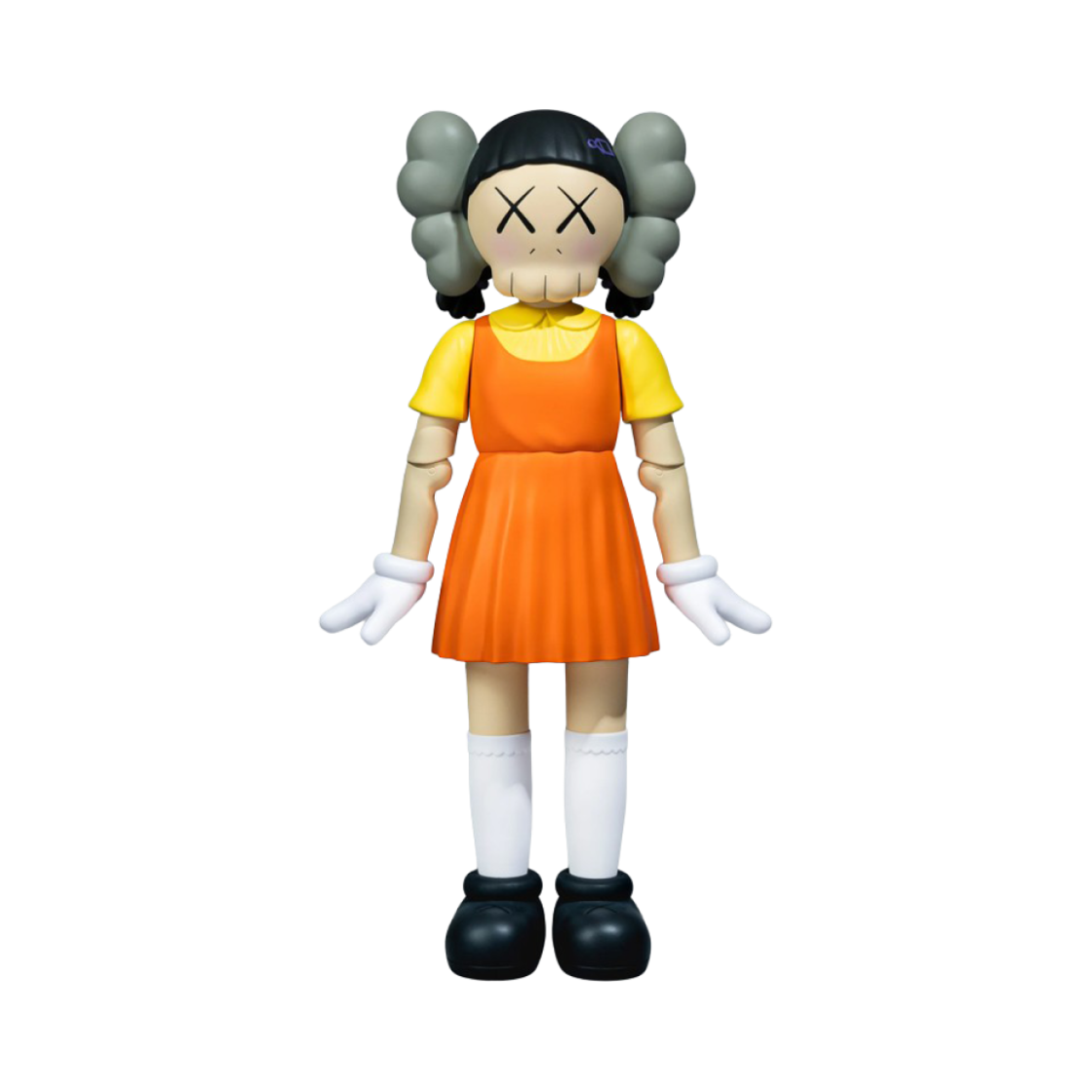 - Kaws x Squid Game Young-Hee Vinyl Figure Coloured