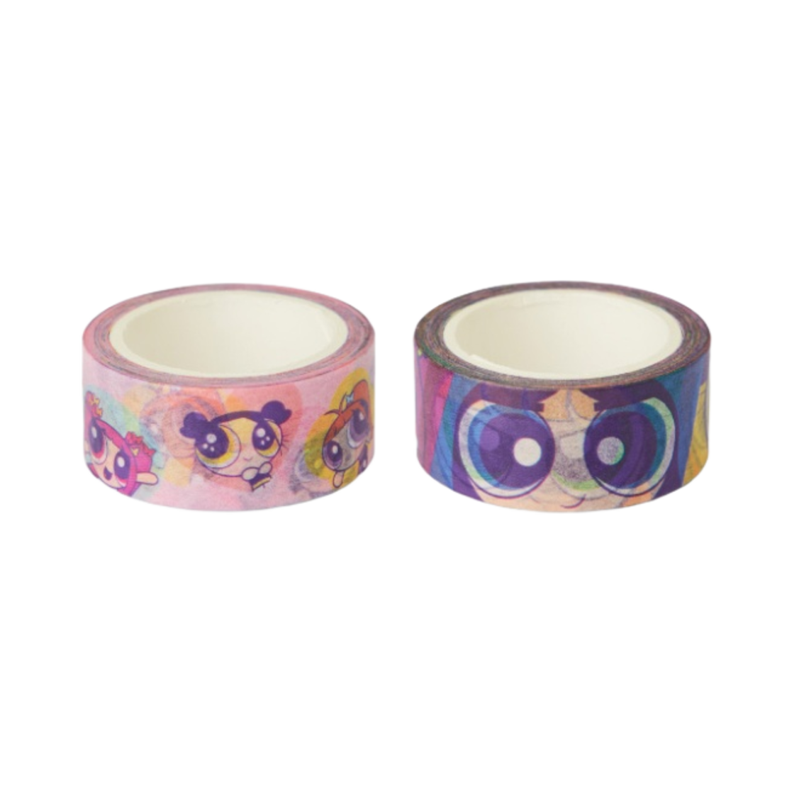뉴진스 x 파워퍼프걸 마스킹 테이프 (2개 세트)(NewJeans x The Powerpuff Girls Masking Tape Set (Set of 2)) - 1