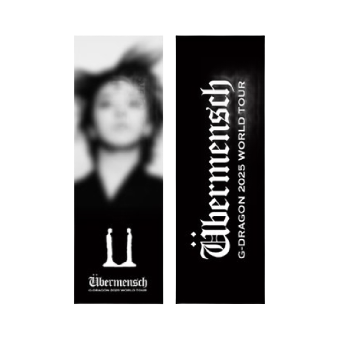 지드래곤 위버멘쉬 슬로건 타월 블랙