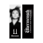 G-DRAGON Ubermensch Slogan Towel Black