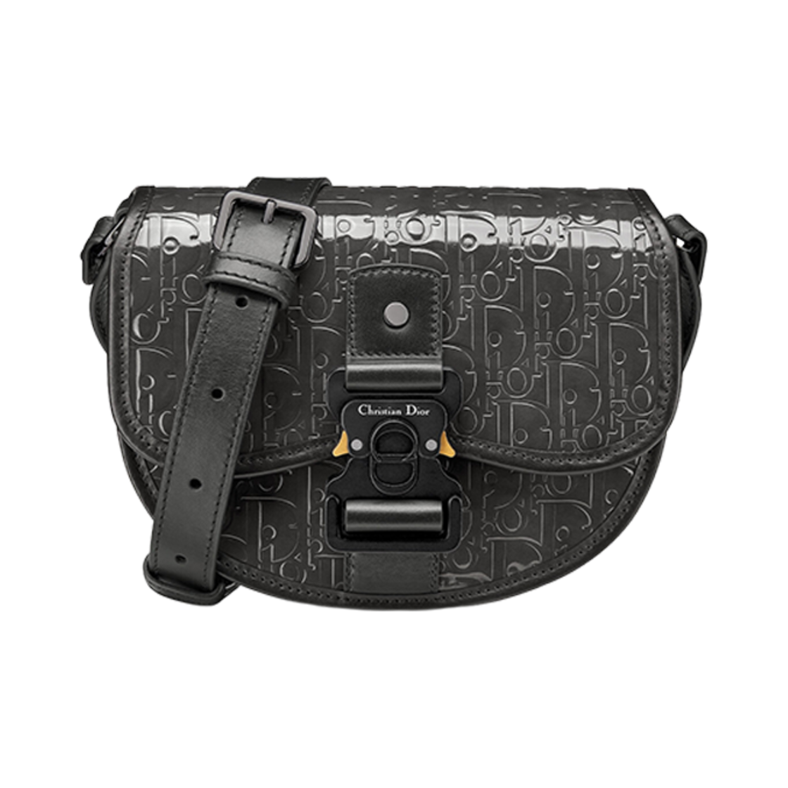 디올 미니 갤럽 백 스트랩 블랙 오블리크(Dior Mini Gallop Bag With Strap Black Oblique) - 1