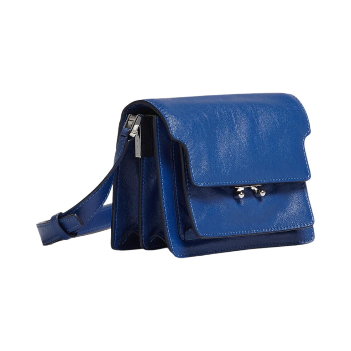 마르니 카프스킨 트렁크 소프트 미니백 코발트(Marni Calfskin Trunk Soft Mini Bag Cobalt) - 2