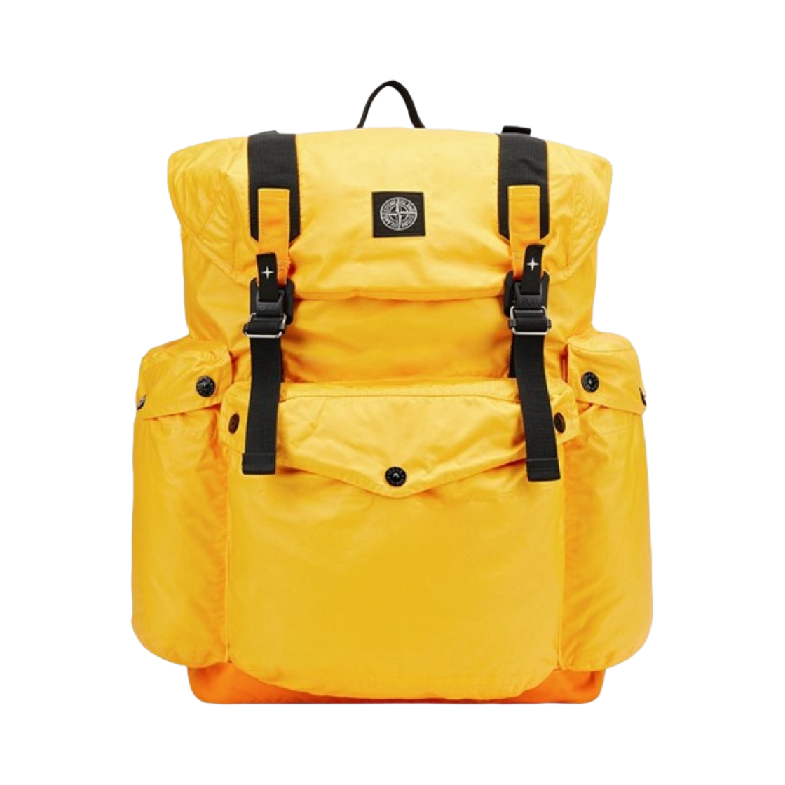 스톤 아일랜드 90370 무솔라 고마타 캔버스 가먼트 다이드 백팩 옐로우 - 22SS(Stone Island 90370 Mussola Gommata Canvas Garment Dyed Backpack Yellow - 22SS) - 1