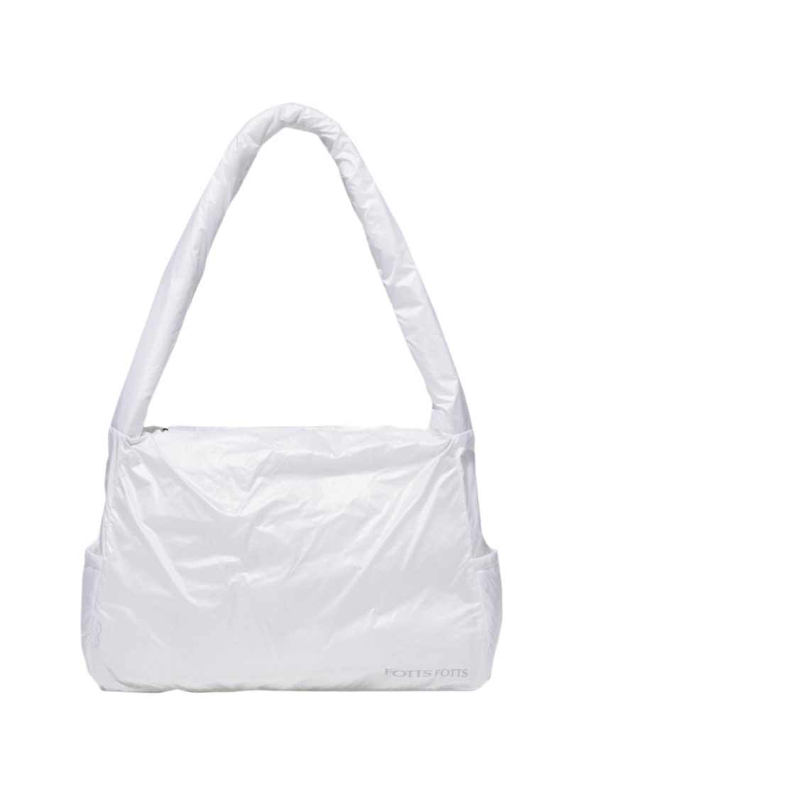 포츠포츠 퍼퍼 백 빅 화이트(Fottsfotts Puffer Bag Big White)