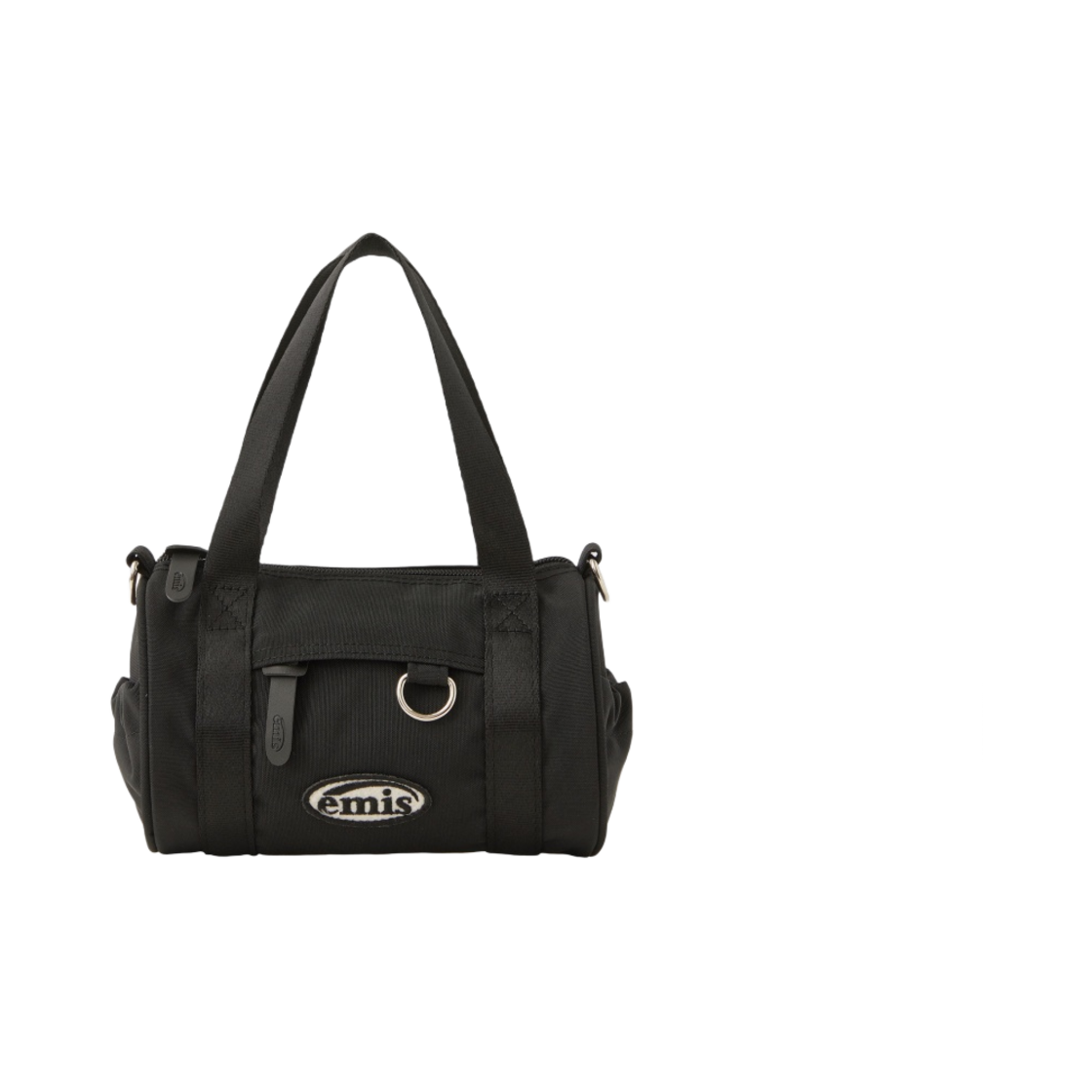 - Emis Mini Crossed Body Circular Bag Black