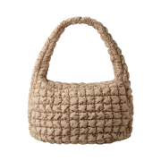 COS Quilted Oversized Shoulder Bag Beige