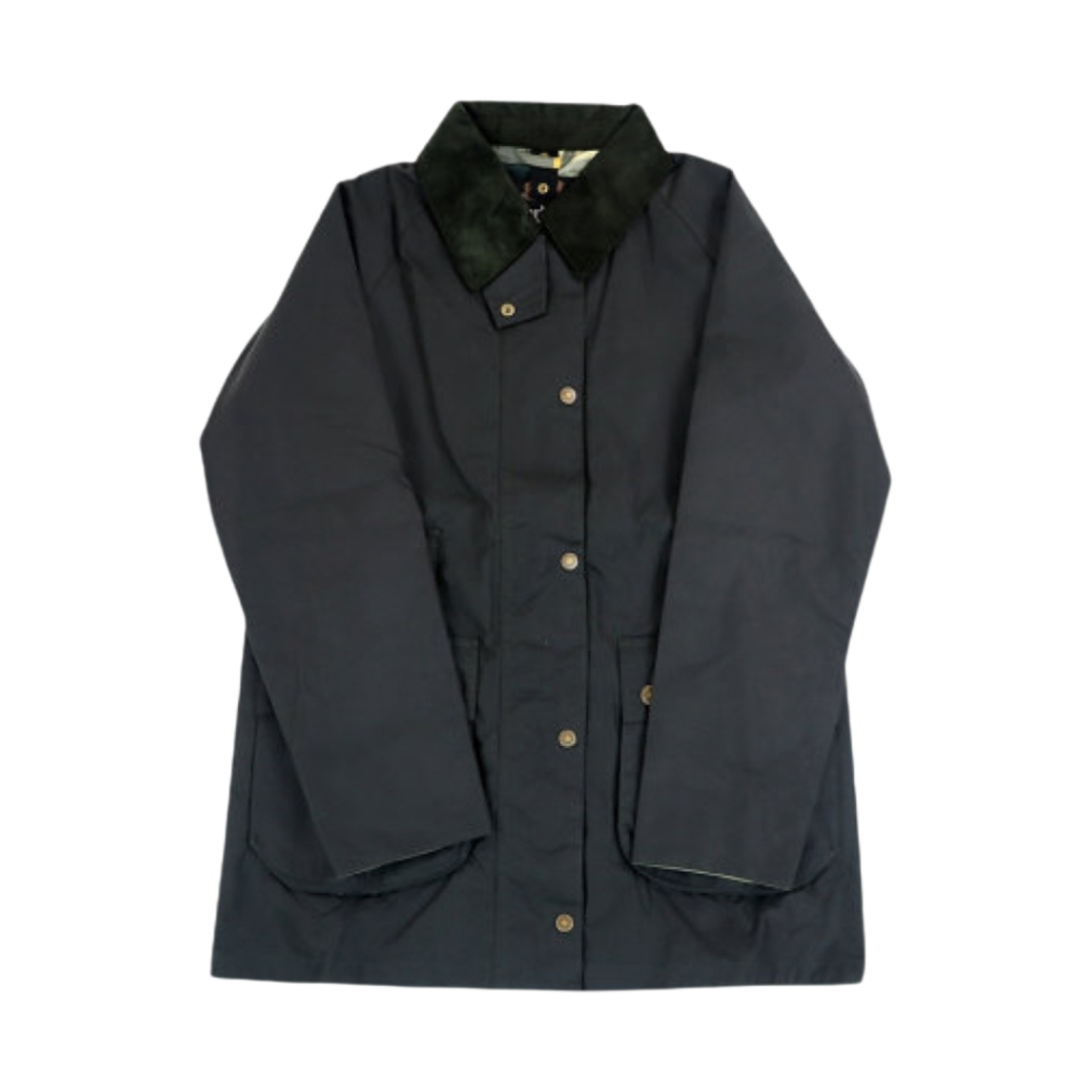 (W) 바버 테인 왁스 자켓 카키