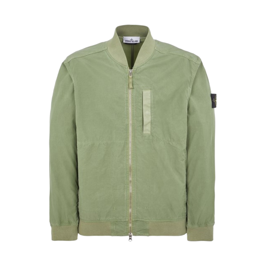 스톤 아일랜드 42629 쿠푸로 코튼 트윌 TC 자켓 세이지 그린 - 23SS(Stone Island 42629 Cupro Cotton Twill TC Jacket Sage Green - 23SS) - 1