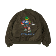 Palace Pez Pezman MA-1 Jacket Olive - 21FW