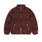 Stussy Down Puffer Nylon Brown