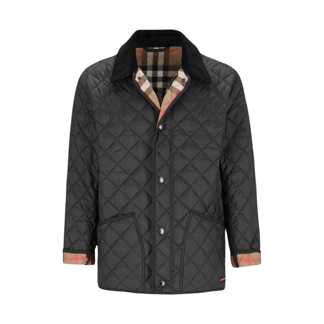 버버리 윌로우브룩 퀼팅 자켓 블랙