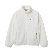 Spao Nongdamgom Fur Fleece Zip Up White