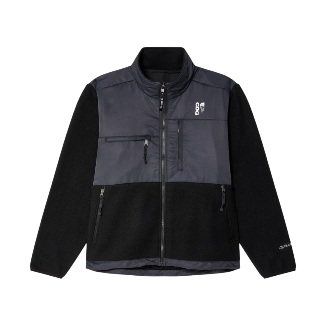 NF0A86KSJK3/SM-J001-051-1 CDG x The North Face Denali Fleece Black