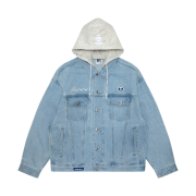AAPE Now Light Weight Cotton Jacket Light Blue