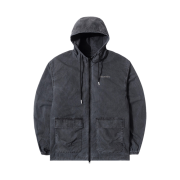 QT8 Garments BN Pigment Hoodie Windbreaker Charcoal