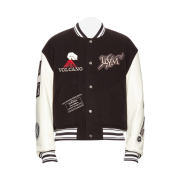 Wooyoungmi Volcano Varsity Jacket Brown - 23FW