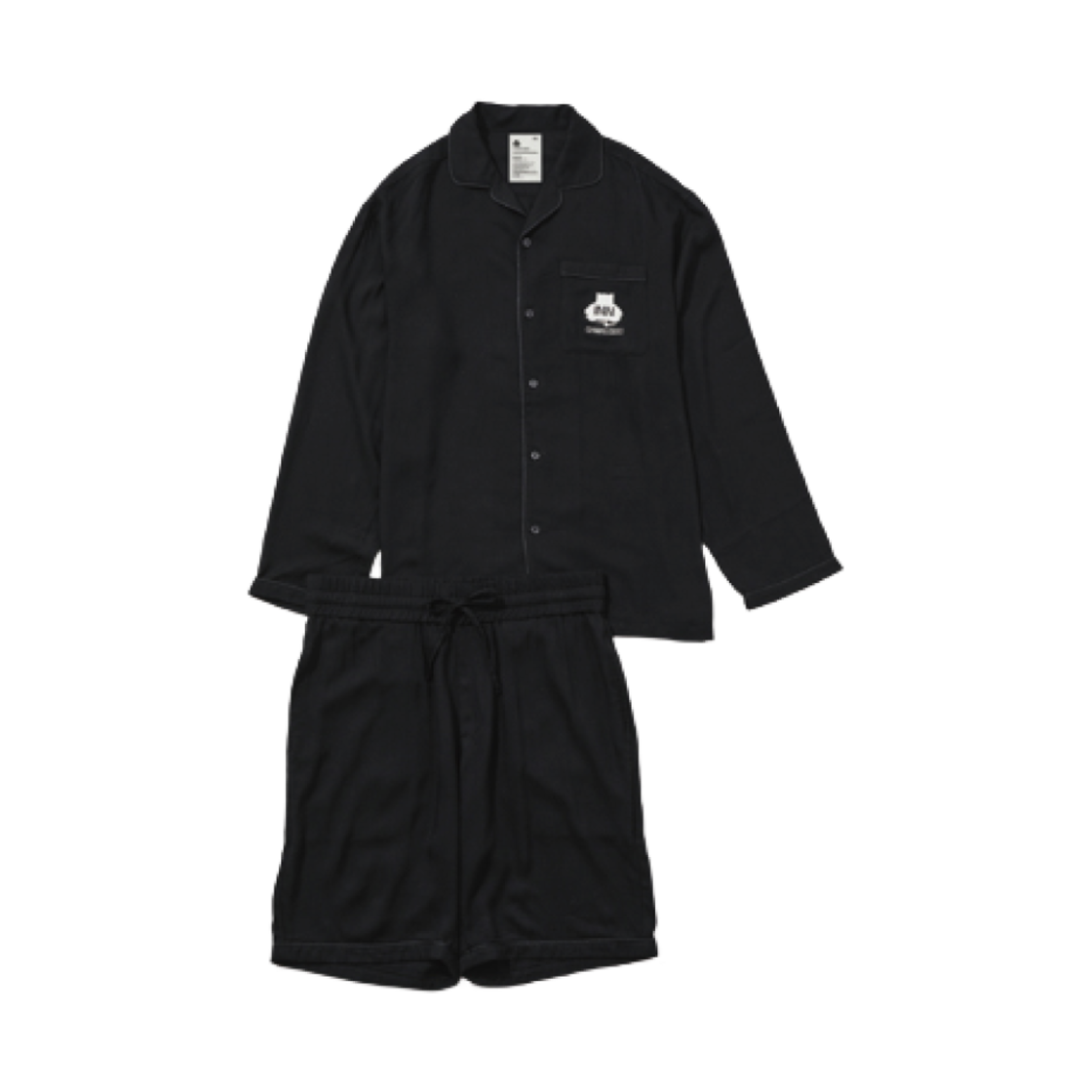 프라그먼트 x 포켓몬 INN 프로젝트 TBP 파자마 세트 블랙(Fragment x Pokemon INN Thunderbolt Project TBP Pajama Set Black)