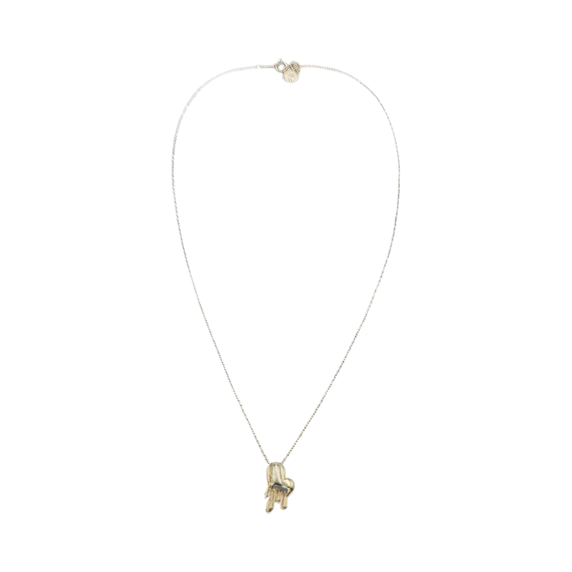 FRC0N0147SV Frica Melting Nacklace Gold