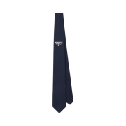 Prada Re-Nylon Gabardine Tie Blue