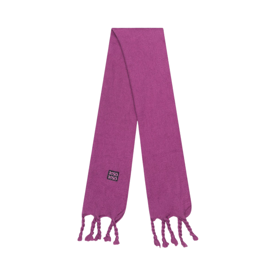 쿄 헤어리 트위스트 프린지 머플러 핑크(Kyo Hairy Twisted Fringe Muffler Pink)