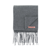 Acne Studios Skinny Wool Muffler Grey Melange
