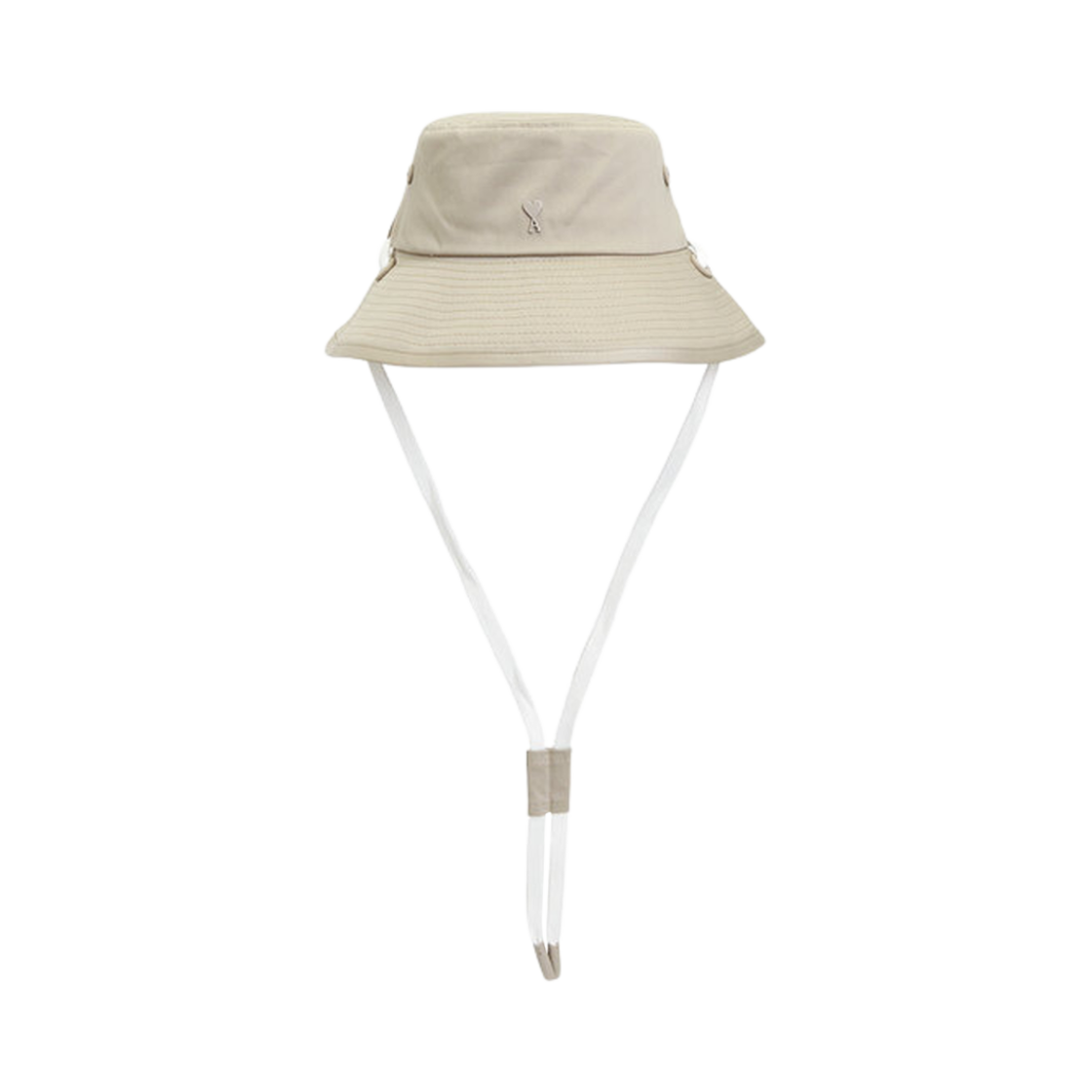 아미 하트 로고 버킷햇 스트링 라이트 베이지(AMI de Coeur Bucket Hat With String Light Beige) - 3