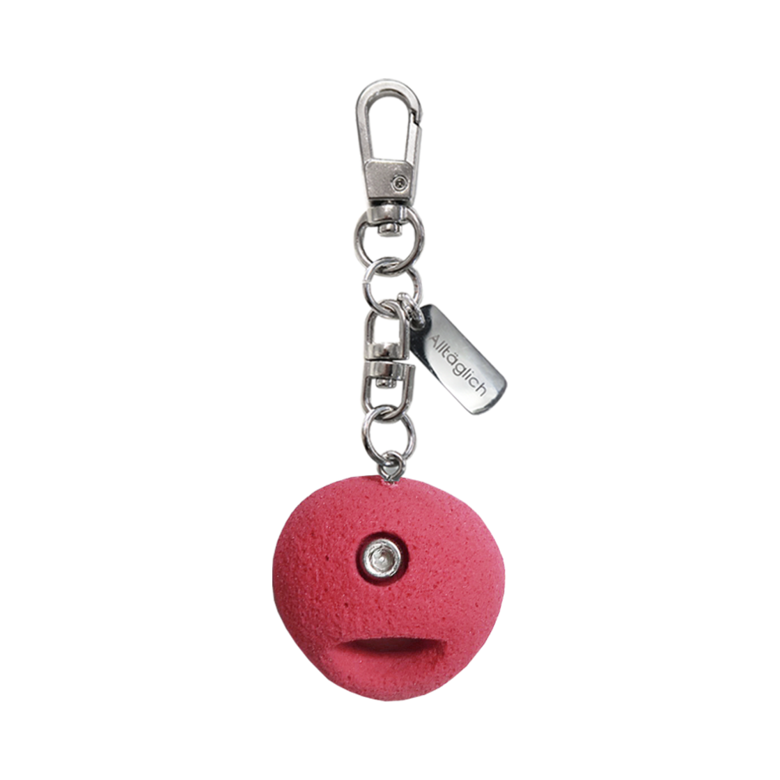 cmcd00mg ALLTAGLICH Handmade Climbing Pocket Hold Keyring Magenta